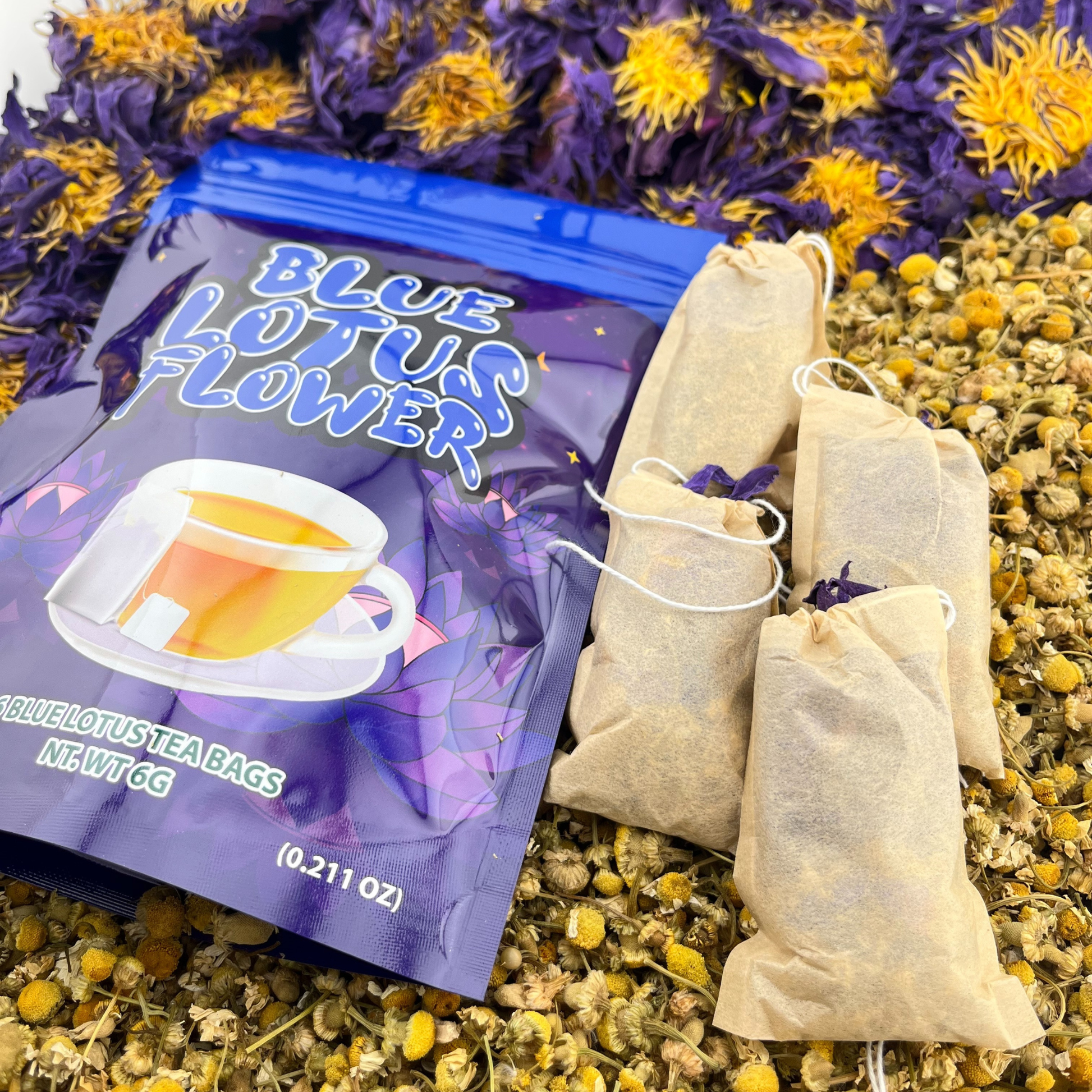 blue lotus flower tea bags