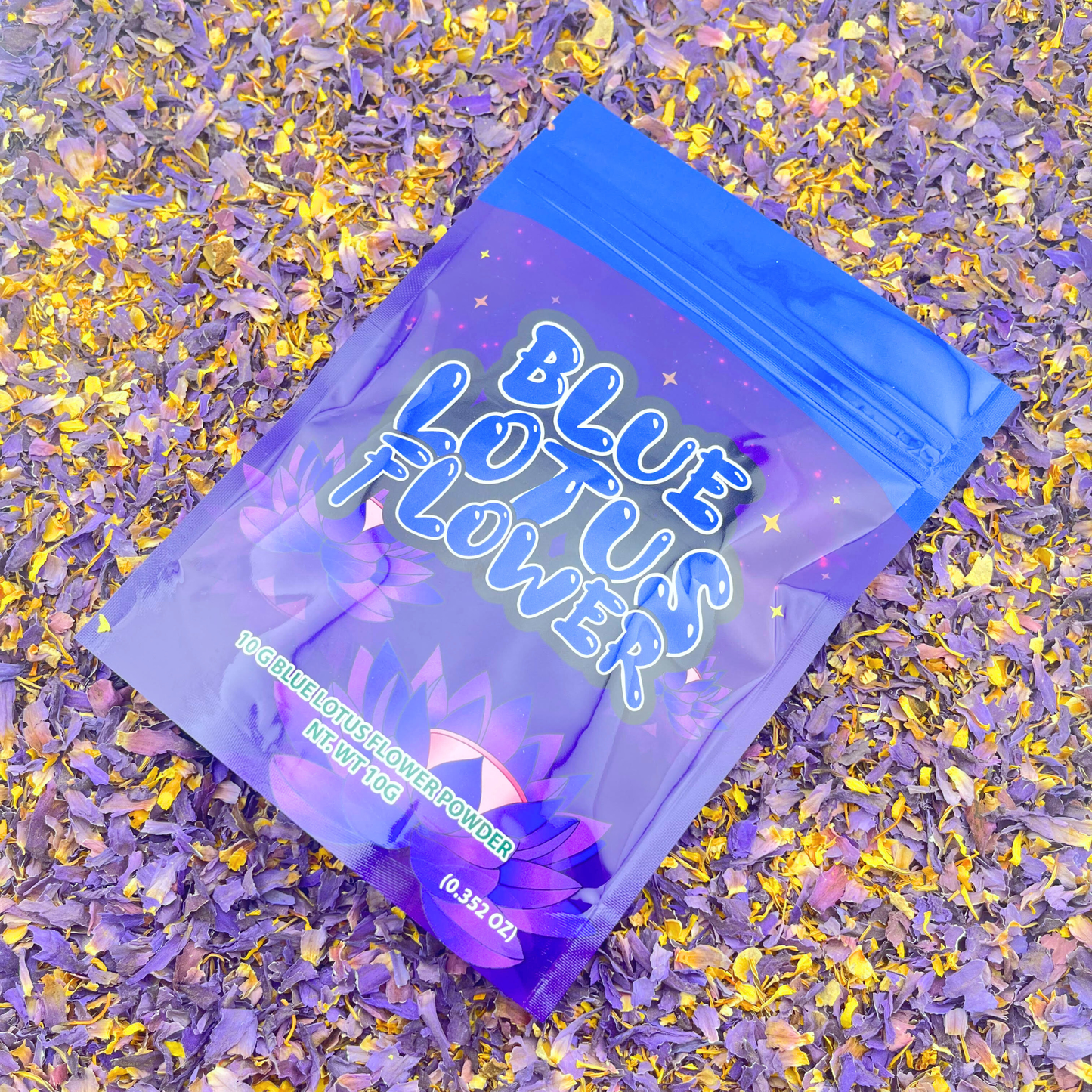 blue lotus flower powder